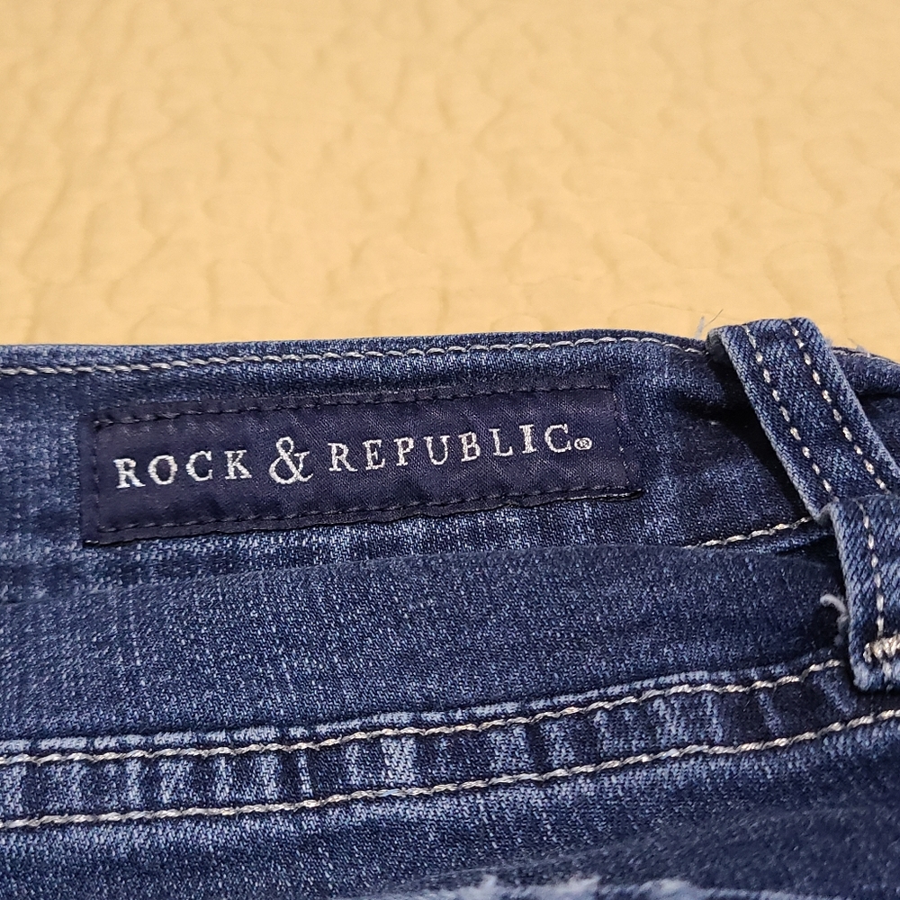 Rock & Republic Kassandra boot cut jeans size 8 - Picture 9 of 10